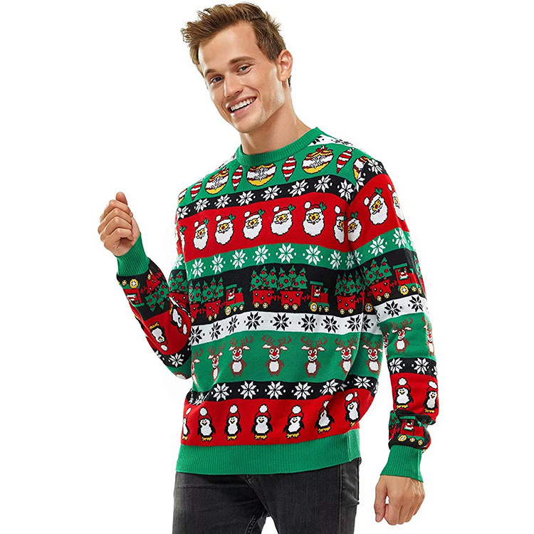 Round Neck Loose Pullover Sweater Image 3