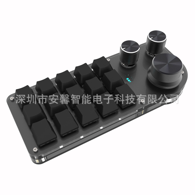 Mini teclado personalizado Bluetooth 2.4G inalámbrico 3 modos atajos de teclas de acceso directo para juegos de deportes electrónicos