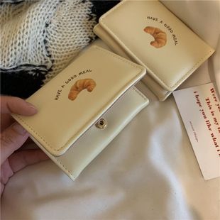New Girl Dream Spring Picnic Series Cartoon Wallet Student Cute Original Design Anti-degaussing Multi-card Women