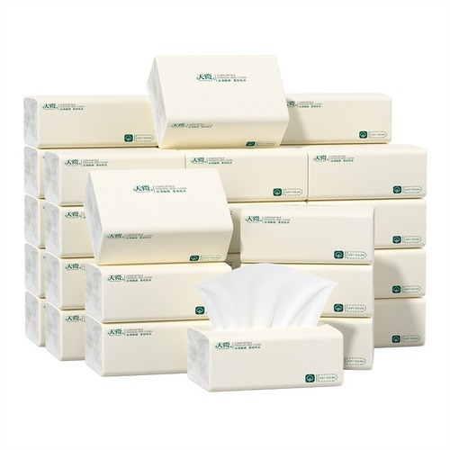 【8 packs】household tissue paper, toilet paper, paper napkins, face towels, whole box factory direct sale, convenient to carry paper towels T