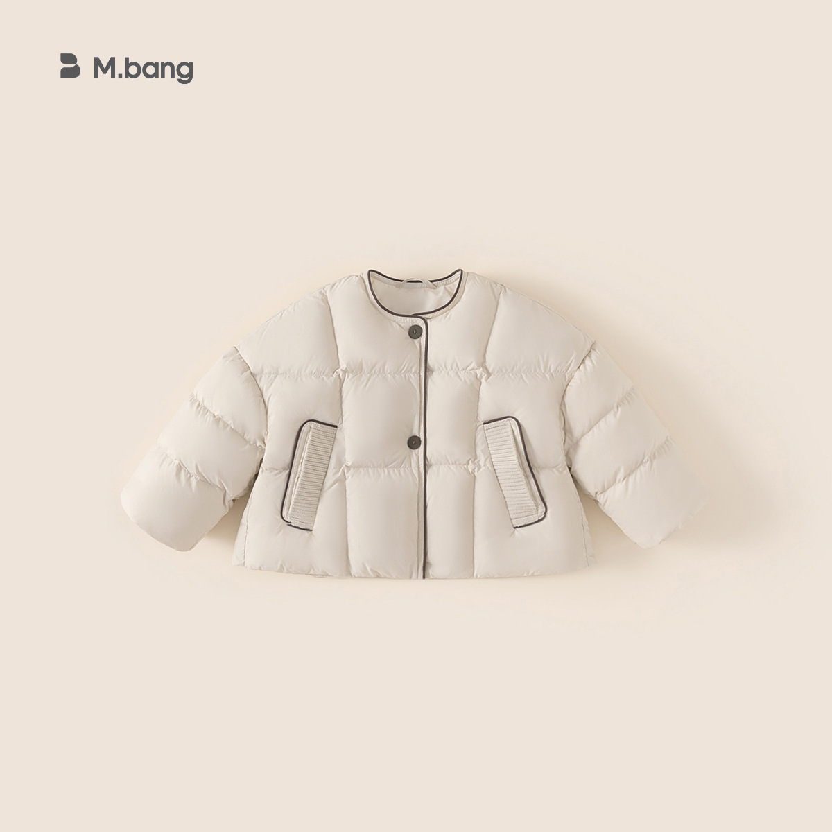 Yubao ropa infantil chaqueta de plumón 3 - 6 años de edad de otoño chaqueta caliente para niñas chaqueta de plumón de color sólido para niños