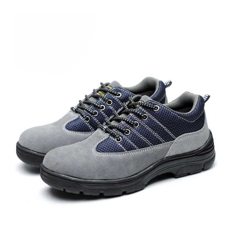 Anti-smash and anti-stab labor protection shoes wholesale low-price work shoes safety protection steel toe welding safety shoes breathable cowhide