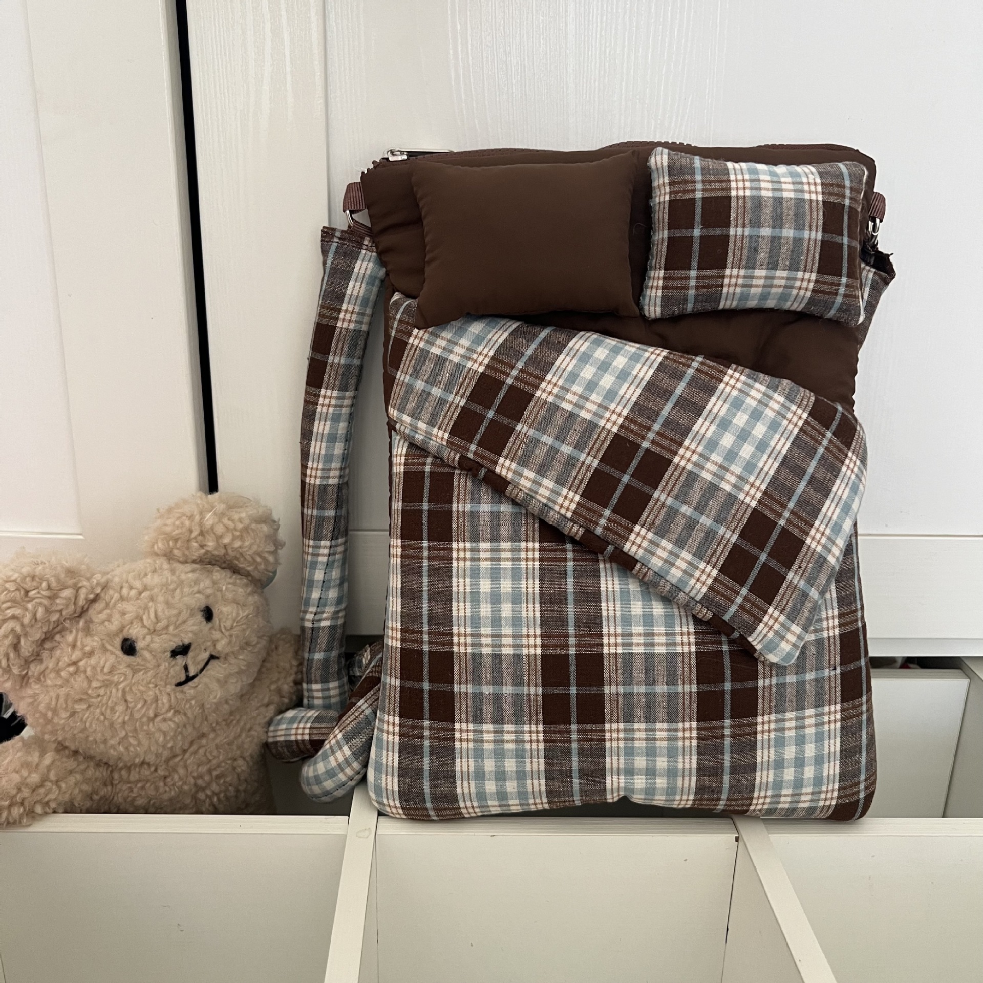Korean KAZUM new computer bag 11/13/15 iPad tablet storage bag handmade fabric small bed bag
