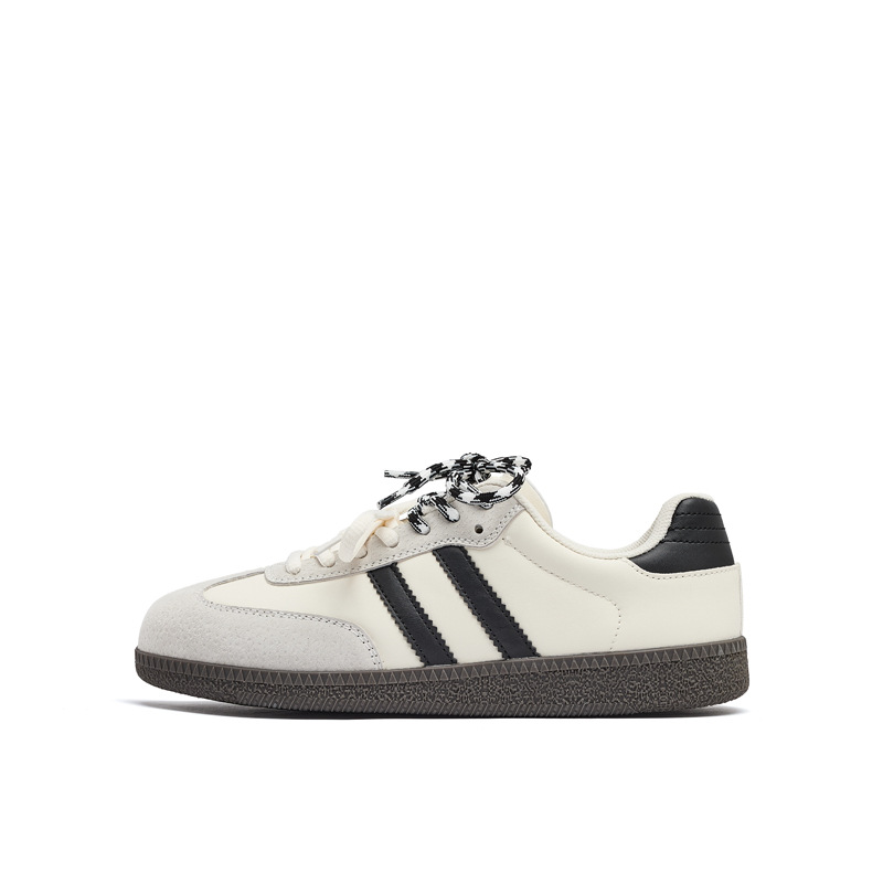 Augusto Lion Dengde zapatos de entrenamiento para mujeres primavera 2025 nuevo tipo plano Gump zapatos blancos retrópatos deportivos casuales