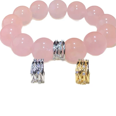 Twisted Wrap Spacer Beads | Zərgərlik ara hissələri