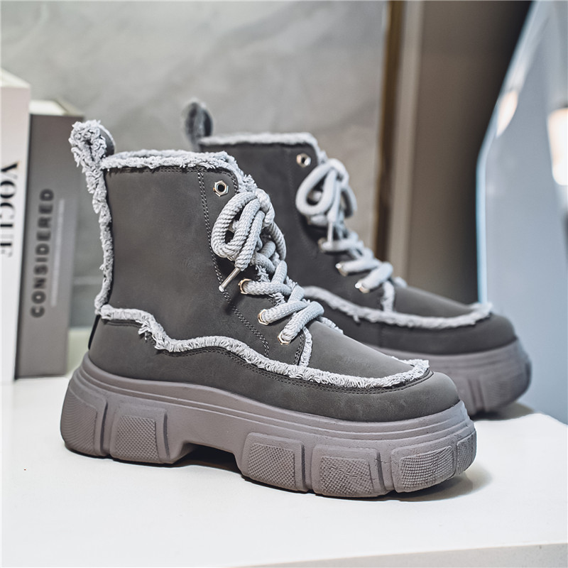 Botas Martin botas de hombre botas de locomotora botas de cuero alta tendencia botas de tamaño grande 2024 otoño invierno nuevas botas al por mayor transfronterizas image 9
