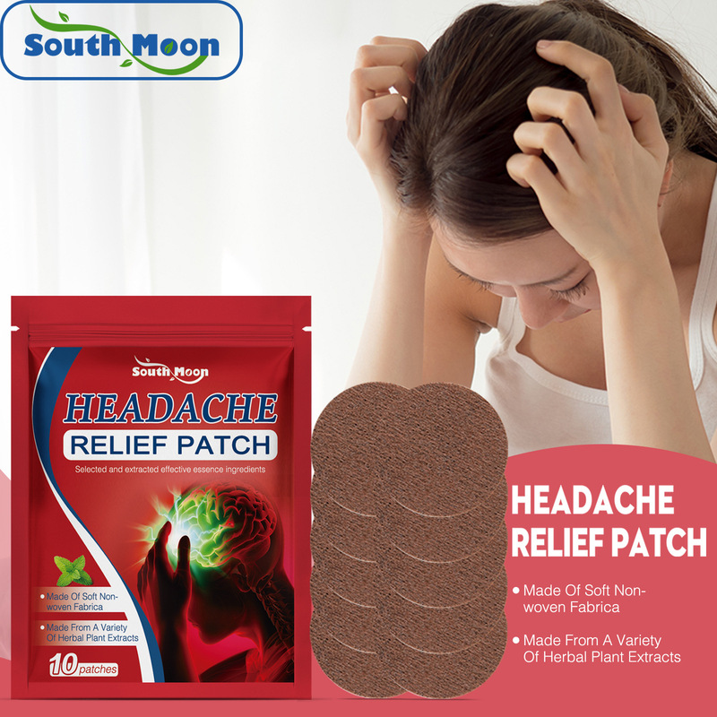 South Moon Head Soothing Patch Relaxing Dusk, Brain, Headache, Dizziness and Dizziness Body Care Acupoint Patch