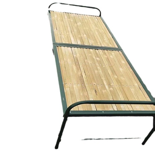 Emergency Bamboo Board Portable Simple Camping Folding Bed Rescue Folding Bed Reinforced Nap Bamboo Board Bed