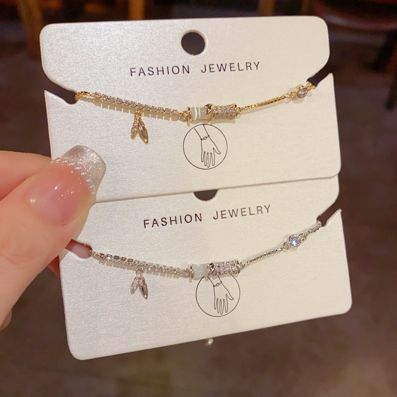 New Chinese Style Simple Temperament Cat's Eye Bamboo Bracelet for Women, Cool Style, Fashionable, High-End, Exquisite, Light Luxury Index Finger Ring