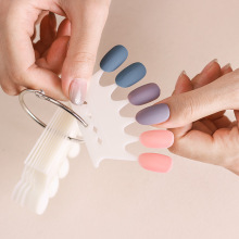 美甲展示色卡比色卡打板可拆卸自然黑色透明展示板工具美甲店专用