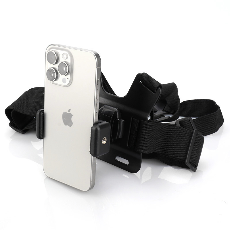 Gopro チェストストラップ一人称視点撮影胸ストラップ携帯電話ホルダー屋外サイクリング携帯電話ライブブロードキャスト|undefined