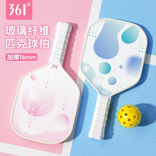 361 ° Pickleball Racket Training Pickleball Competition Sports Fiberglass Children's Competition Adult Set