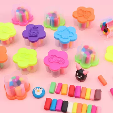 Ultra Light Clay Children's Puzzle 12 Color Puddle Pupil Handmade DIY Colored Clay Puddle Clay Wholesale - ShopShipShake