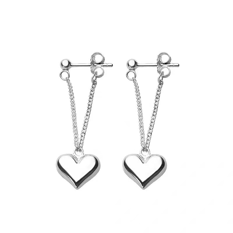 Fashionable Korean fresh cute earrings with tassels