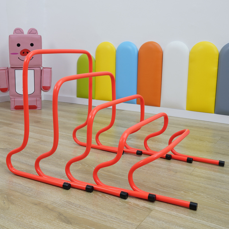 Jardín de infantes salto de obstáculos para niños domésticos salto de obstáculos ayuda de enseñanza sensorial educación física equipo de entrenamiento de salto alto