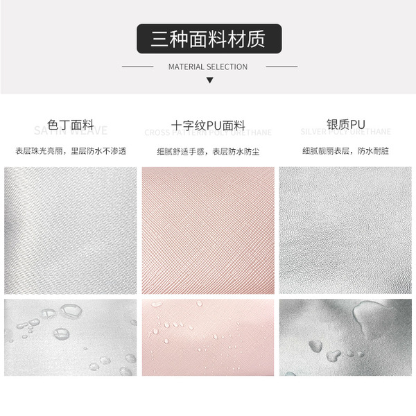 Capacious cosmetic bag