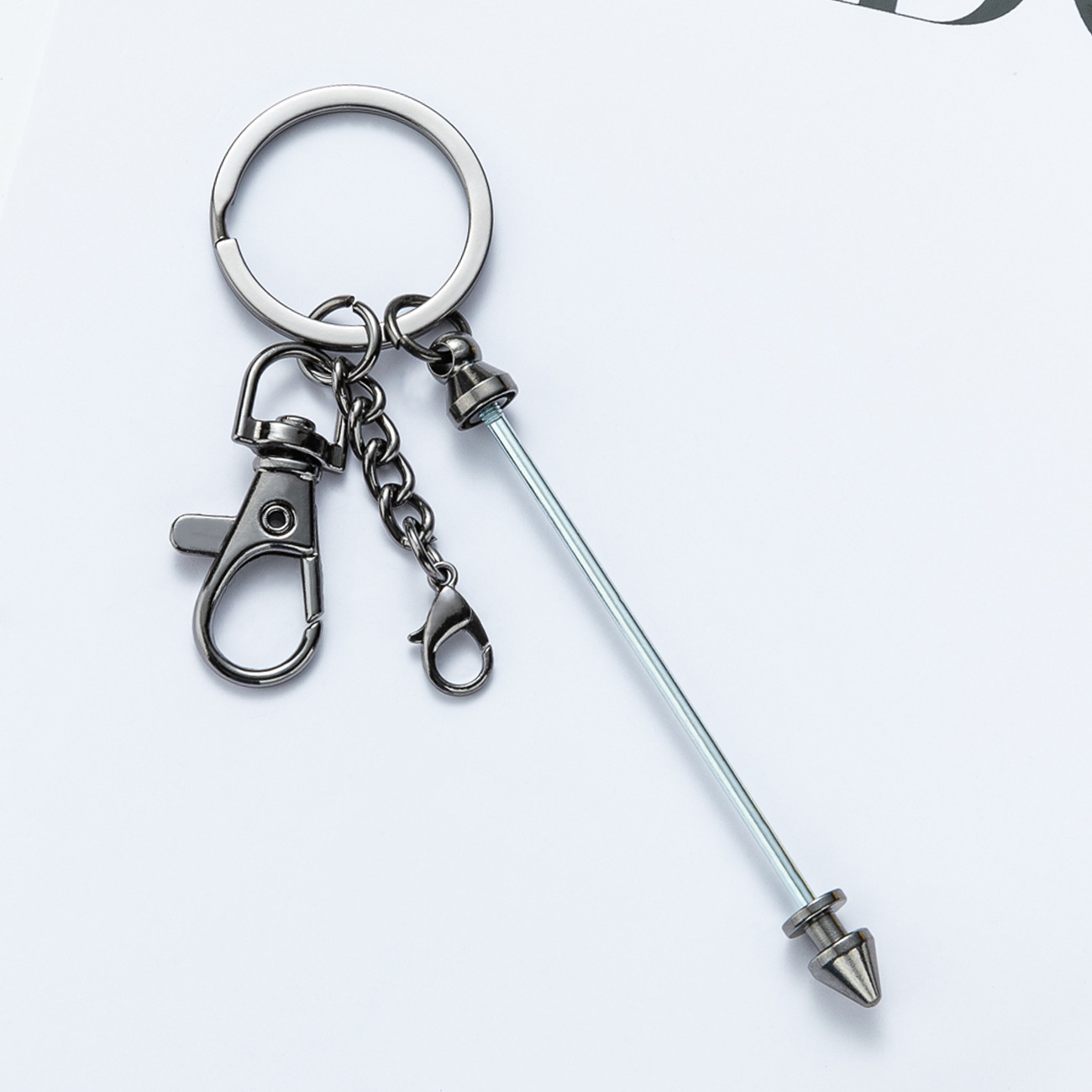 Keychain de bala de metal en stock evento de regalo conmemorativo llavero bolsas creativas colgante colgante llavero