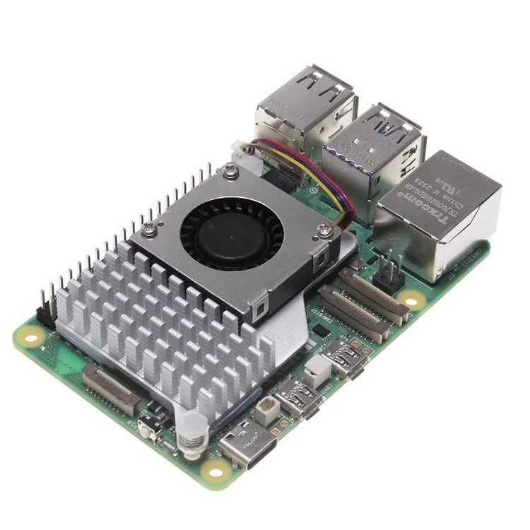 Raspberry Pi 5 поколения Pi5 радиатор Raspberry Pi Active Cooler официальный оригинальный с вентилятором