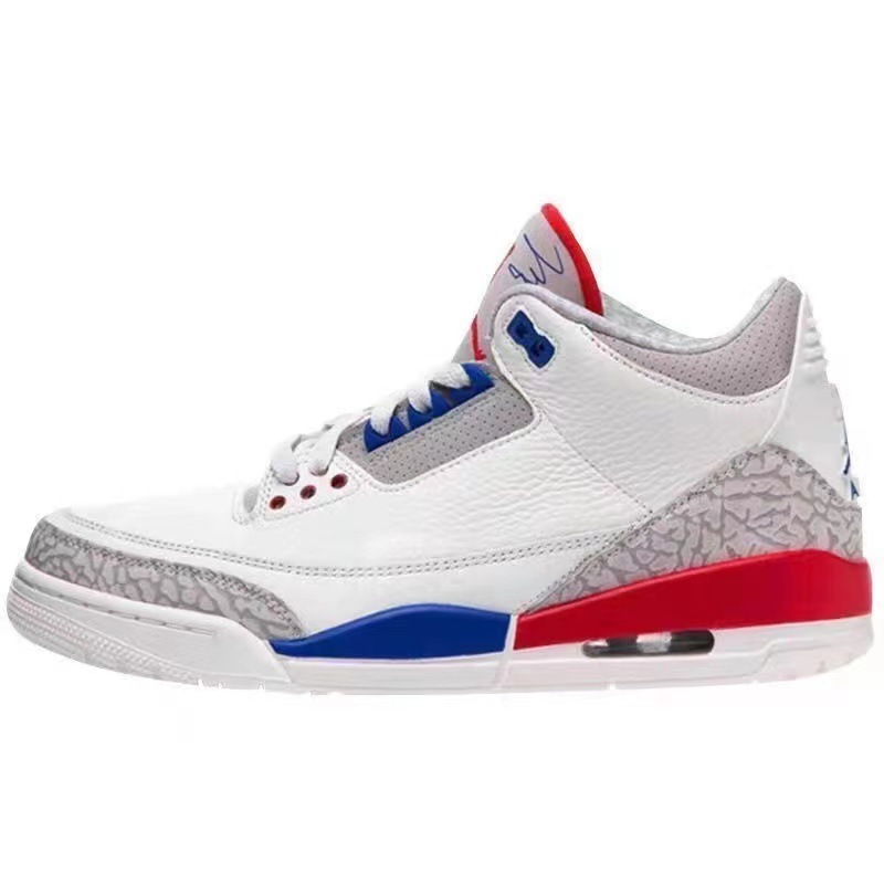 AJ3黒セメントレースブルー藤原浩エアマット実戦バスケットボール靴ジョー3滑り止め耐摩耗性男女レジャー運動靴|undefined