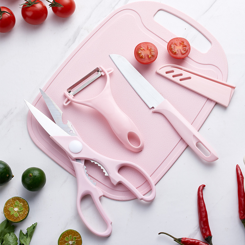 Fábrica de cuchillos de frutas de acero inoxidable modernos al por mayor juegos de cuchillos de alimentos para bebés