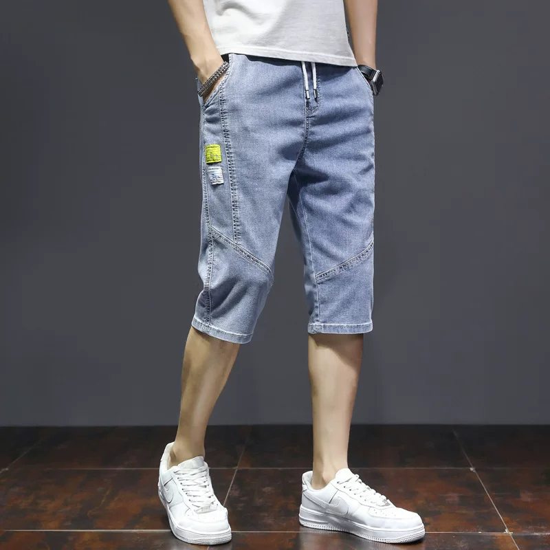 Летние шорты, тонкие брюки, джинсы, oversize, свободный прямой покрой