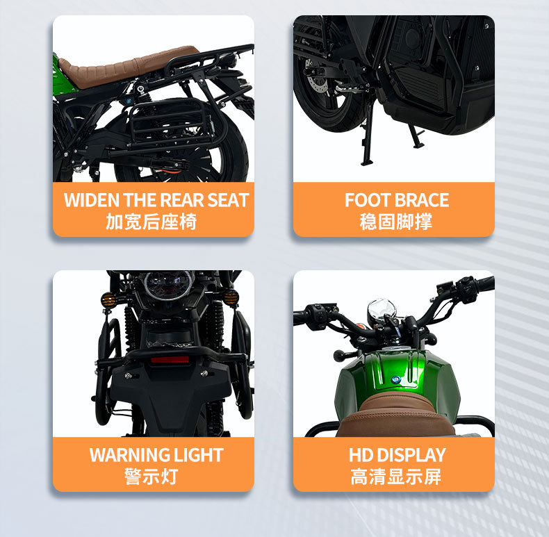 Export of Cross-Border Electric Motorcycles D300 for Overseas Commuting, High-Power Electric Scooters, and Electric Vehicles for Foreign Trade