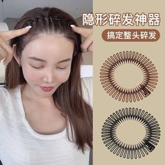 韓国の固定ヘア見えない後頭部ヘアコーム、ヘアコーム、ヘアバンド、前髪ヘアピン