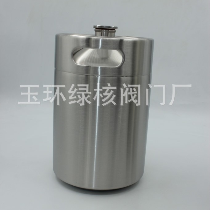 跨境精酿啤酒桶304不锈钢咖啡桶2L耐压扎啤桶