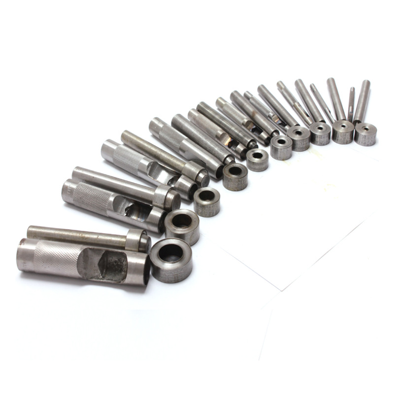 跨境 金属鸡眼气眼手敲工具100#2000#扣环索环扣眼安装工具手敲模