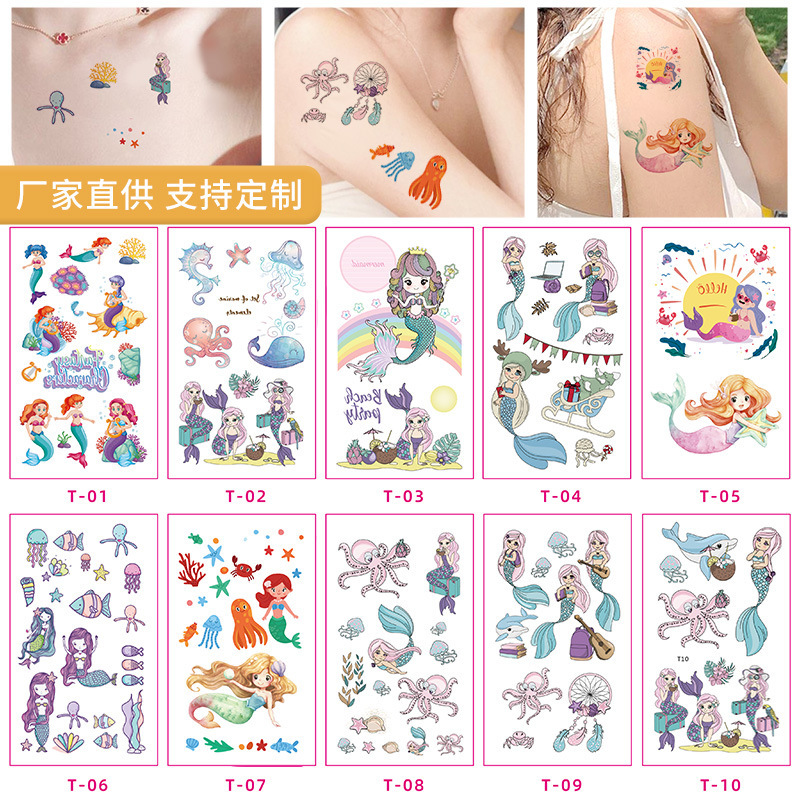Cartoon children's tattoo stickers