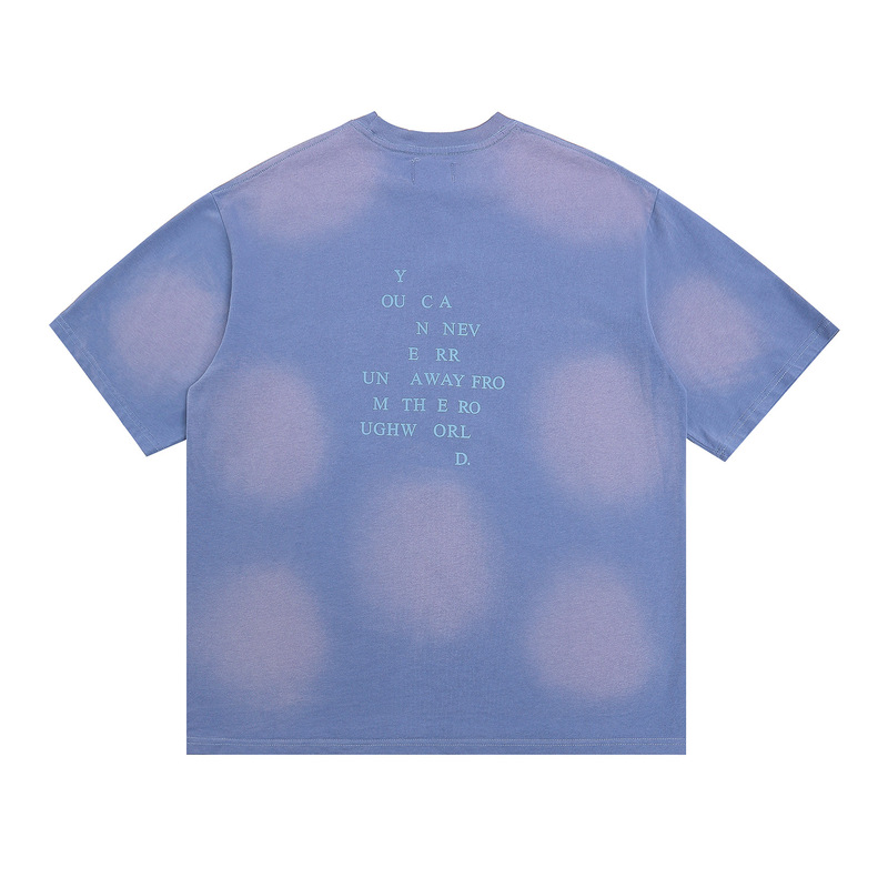 クロスボーダー新型暴徒クラブTHUG CLUBアメリカレトロ半袖水洗いして古い上着tシャツを作ります。|undefined