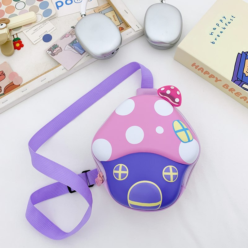 Mochila de pecho de niños, mochila de cáscara de huevo de dibujos animados, jardín de infantes, mochila de hombro para niños y niñas, bolso de cambio de cáscara dura