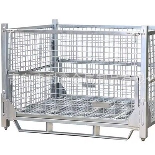 Source Manufacturer Turnover Box Metal Material Frame Foldableing Iron Box Logistics Thickeneded Iron Frame Net