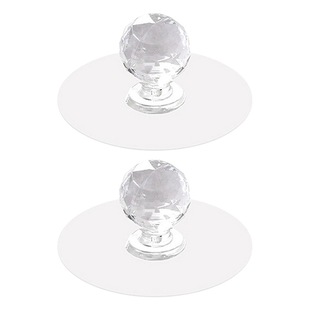 Round punch-free suction cup wardrobe adhesive handle self-adhesive sliding door cabinet drawer wardrobe glass window door batch