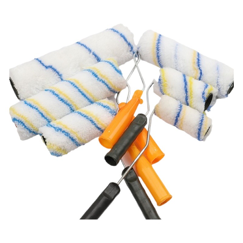 Cepillo de rodillo al por mayor de fábrica 4 pulgadas 6 pulgadas 8 pulgadas 9 pulgadas 10 pulgadas rodillo de recubrimiento de pintura de ángulo no muerto