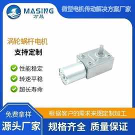 24v高效能自锁减速涡轮蜗杆马达宠物饮水机方型阀门晾衣架12v电机