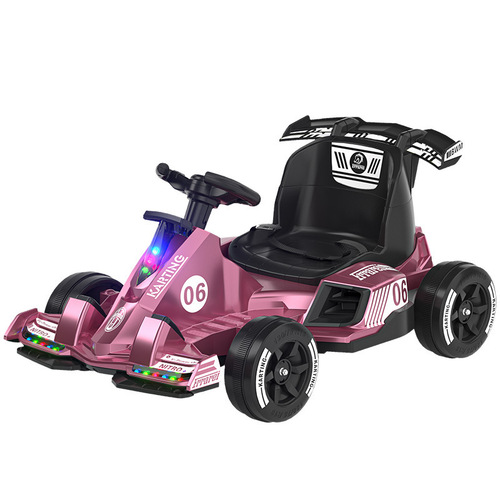 Children's Electric Go-Kart Four-Wheel Drift Car for Boys and Girls, Rechargeable Kids Car Remote Control Electric Vehicle Wholesale and Dropshipping