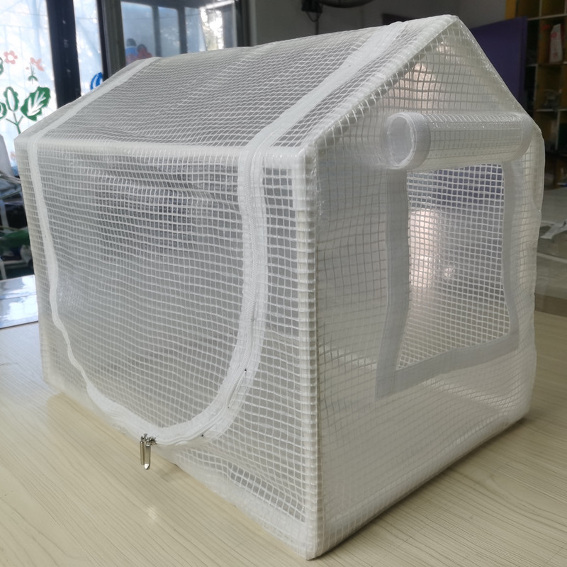 Suministro directo transfronterizo techo de estilo flor soporte suculento invernadero aislamiento invernadero PVC totalmente transparente tienda de crecimiento de plantas