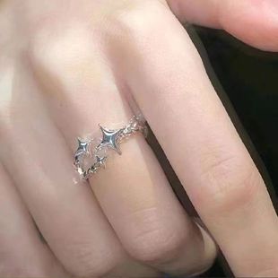 Star Ring Female Niche Original Design Adjustable Opening Mans Star Ring Cold Wind Girlfriend Gift