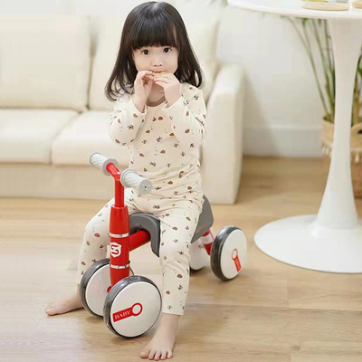 Coche de equilibrio para niños sin pedal 1-3-años de edad bebé juguete niños niño giro scooter