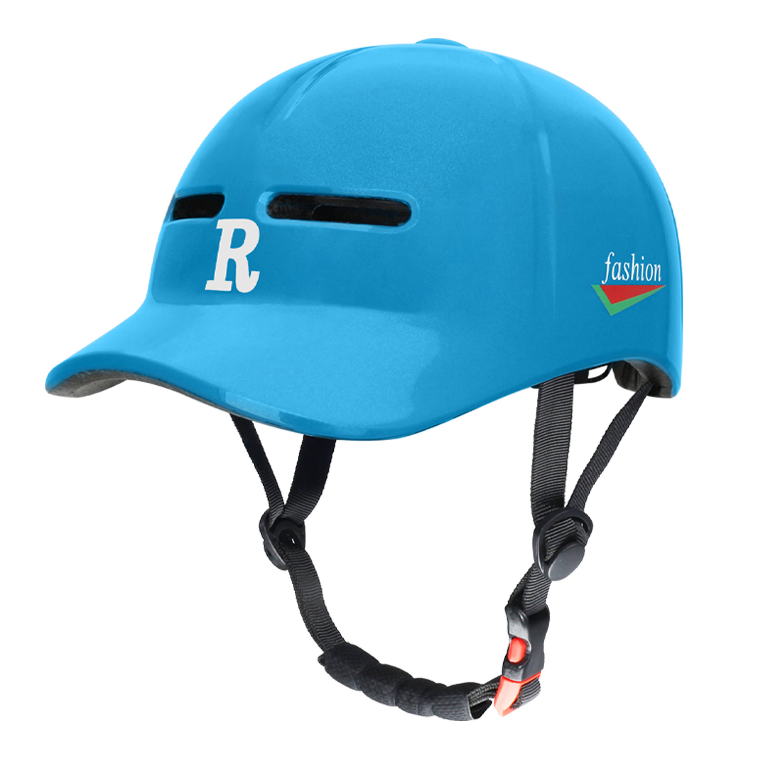 Gorro de pico de pato moldeado de una pieza para ciclismo, desplazamientos, casco para scooter eléctrico para todas las estaciones, patineta, patinaje sobre ruedas, béisbol