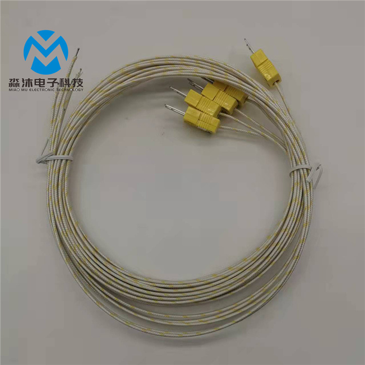 SMT配件 热电偶K型耐高温度700度 带插头 2m线 K-SM-HH-24