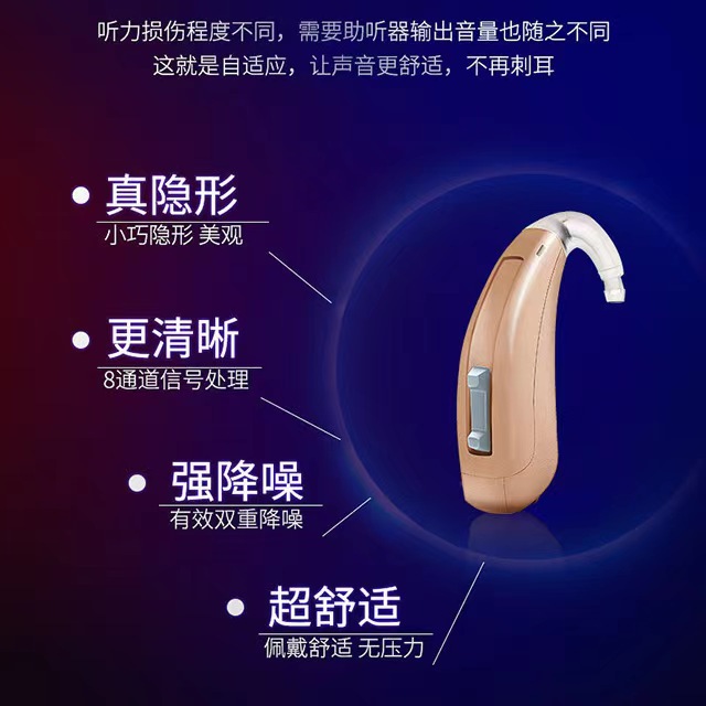 Liston audífono súper alta potencia para los ancianos sordos oído inalámbrico invisible reducción de ruido de Siemens