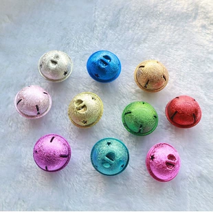 Матовый колокольчик 4 см со звёздами DIY-декор