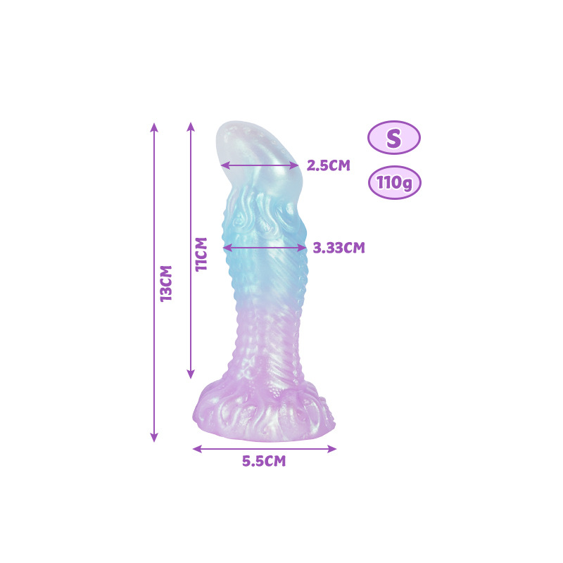 Plug anal femenino masturbador de patio trasero, silicona cristalina alta permeabilidad, nocturidad, plug anal sexual, artículos sexuales para adultos, plug anal anormal image 7