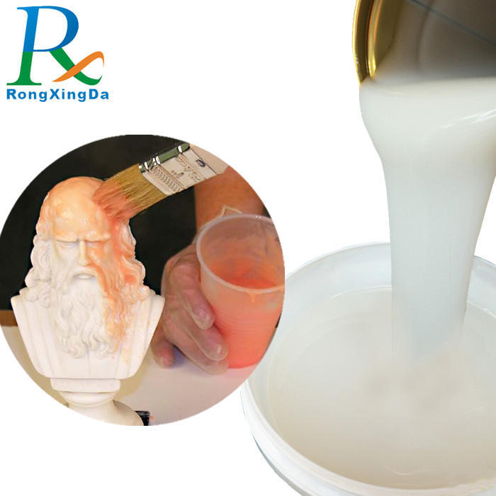 Shrinkable Liquid rtv2 Silicone Rubber for Large Sculpture Statue Brush Mold Special Mold Silicone Raw Material