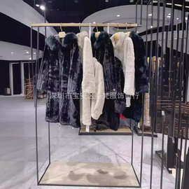 品牌折扣女赛偌贵妃貂25冬皮毛一体皇冠貂丹麦貂紫金貂银龙貂批发