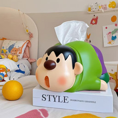 漫画かわいい太った虎ティッシュボックス家庭用クリエイティブリビングルームの子供の部屋の装飾