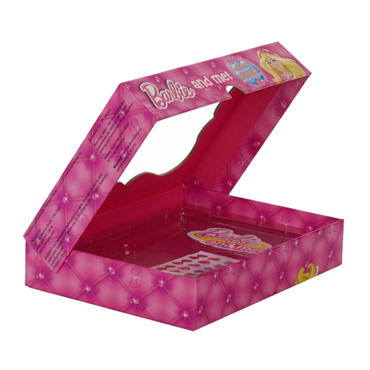 东莞印刷彩盒厂直销电子包装来图来样带透明窗口折叠白卡天地纸盒