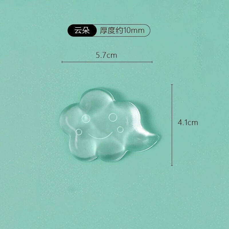 卡通硅胶防撞粒静音垫加厚门把手冰箱防撞贴防碰撞神器家具防撞粒|undefined